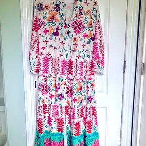 Floral Maxi Dress by Sundayup. EUC Size M.